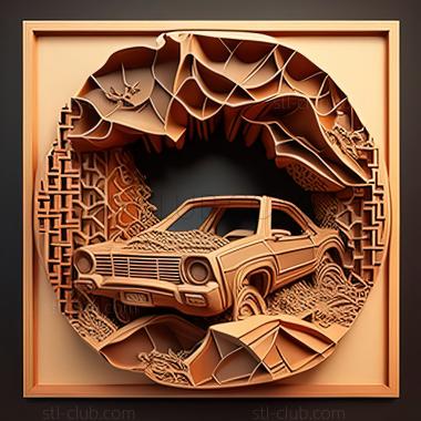 3D модель Ул FlatOut игра (STL)